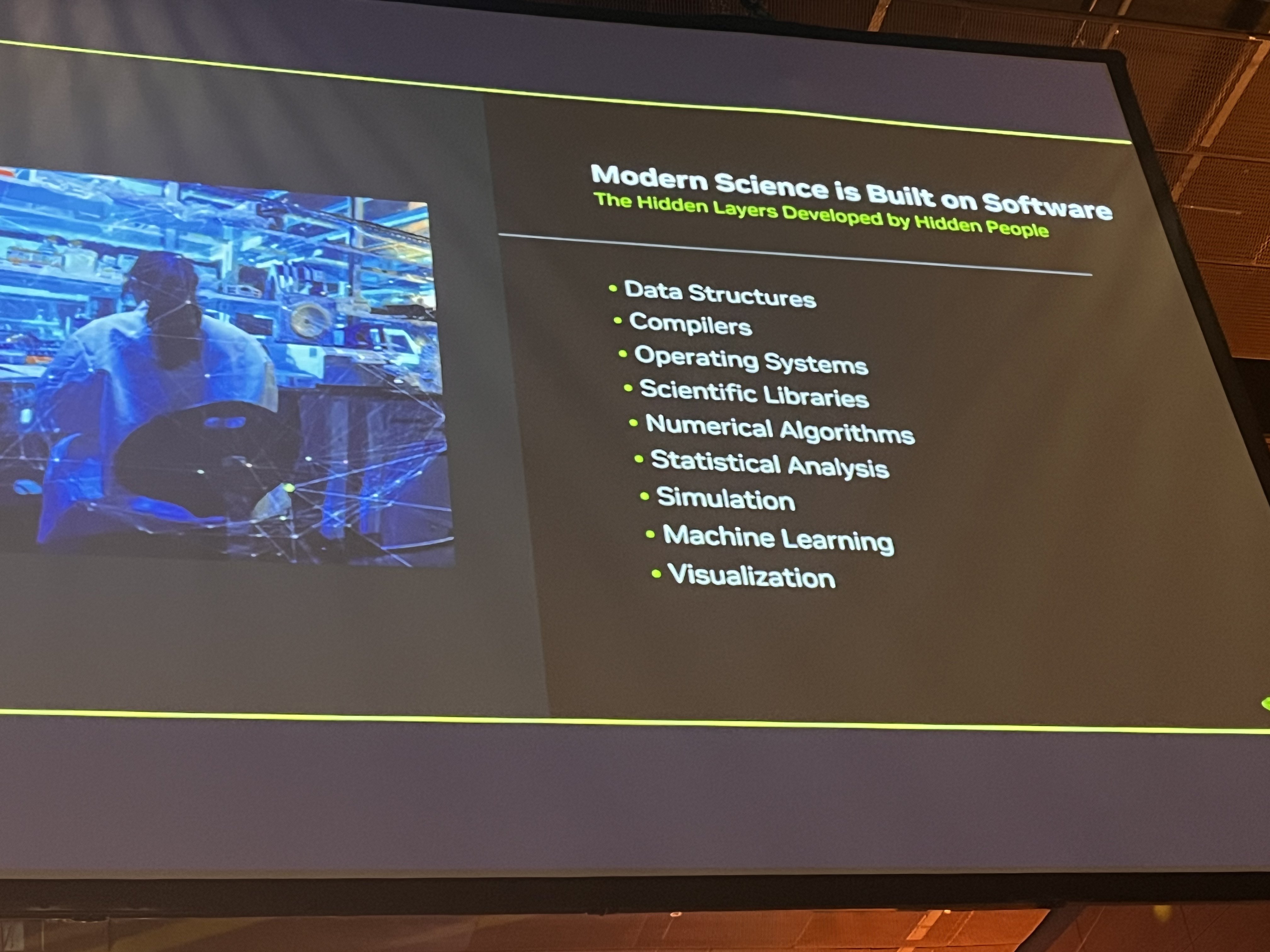 NVIDIA talk: Modern Science is Built on Software